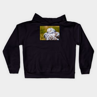 Plotful Pigeon Photograph Kids Hoodie